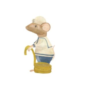 That's Mine - Wallsticker Darwin the Sailor - White