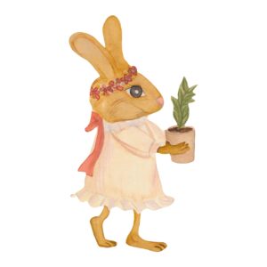 That's Mine - Wallsticker Lilli the Flower girl - Multi