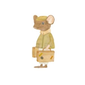 That's Mine - Wallsticker Rufus the Traveler - Green