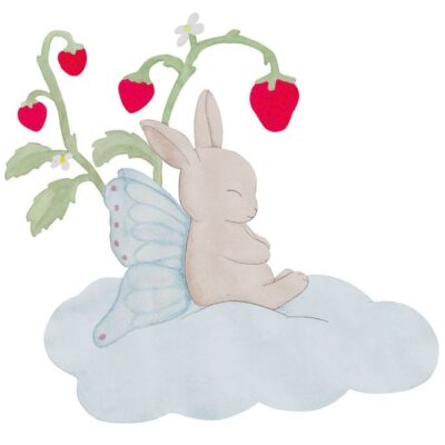 That's Mine Wallstickers - Strawberry dreams - 27 cm - Beige