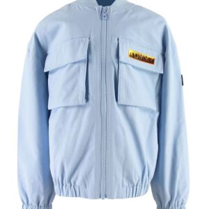 Tommy Hilfiger Sommerjakke - Utility Bomber - Lyseblå