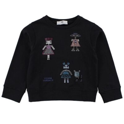Young Versace Sweatshirt - Navy m. Similisten