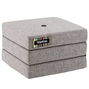 by KlipKlap Foldemadras - 3 Fold Single - 195x65 cm - Multi Grey
