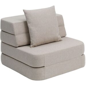 by KlipKlap Foldesofa - 3 Fold Single - 70 cm - Beige/Sand