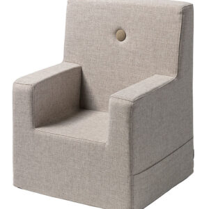 by KlipKlap Lænestol - Kids Chair XL - 63x49x42 cm - Beige w. Sa