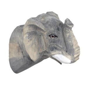 ferm Living Knage - Håndskåret Træ - 9,5x9,5x5 cm - Elefant