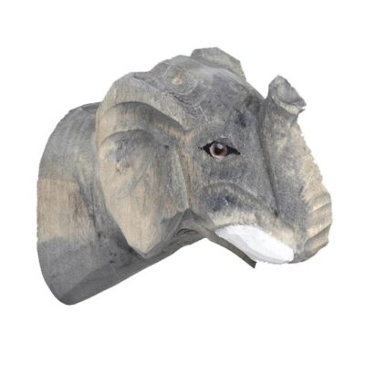 ferm Living Knage - Håndskåret Træ - 9,5x9,5x5 cm - Elefant