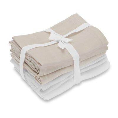 Vanilla Copenhagen - Stofbleer 4-pak - Oyster Grey - 70 x 70 cm