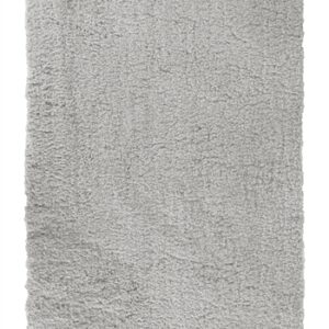 Gulvtæppe - 140x200 cm - Lys grå - Langt luvtæppe fra Nordstrand Home