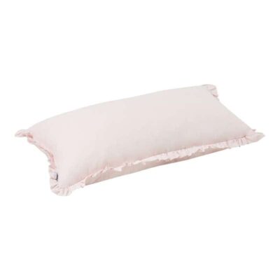 Hoppekids Aflang Pude m. Flæser - WINTER WONDERLAND - Rosa