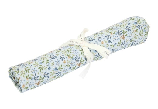 Little Dutch - Svøb muslin Forest Adventure - Blue - 120 x 120 cm