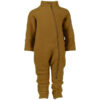 Mikk-Line - Køredragt Wool Baby Suit - Golden Brown - 80