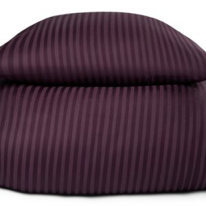 Sengetøj 240x220 cm - King size - Lilla sengetøj - 100% Bomuldssatin - Borg Living dobbelt dynebetræk