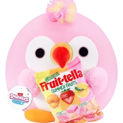 Snackles Bamse - 35 cm - Papegøjen Sally m. Fruit-Tella