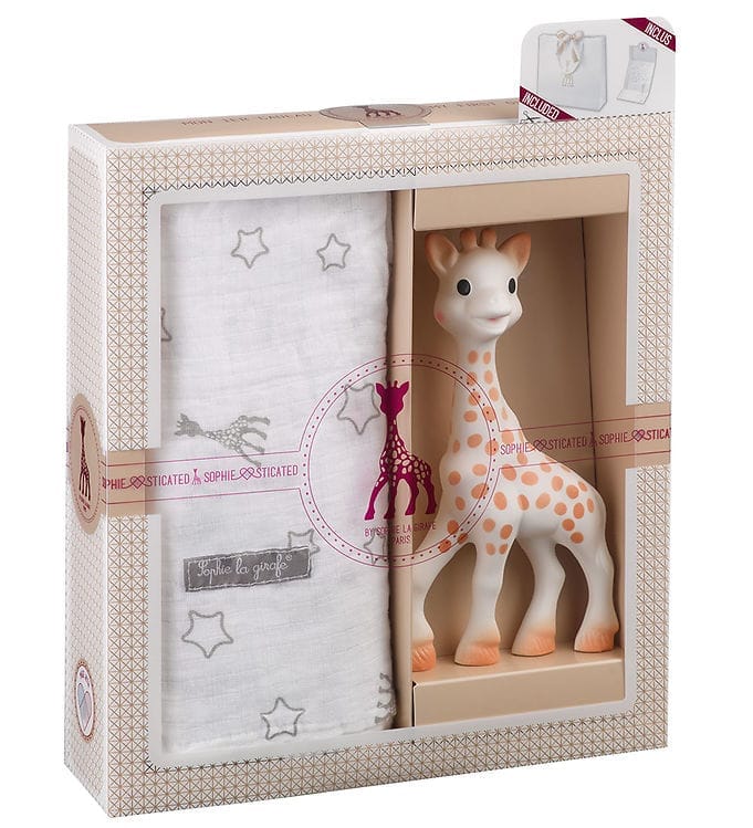 Sophie la Girafe Gaveæske - Bidering/Stofble
