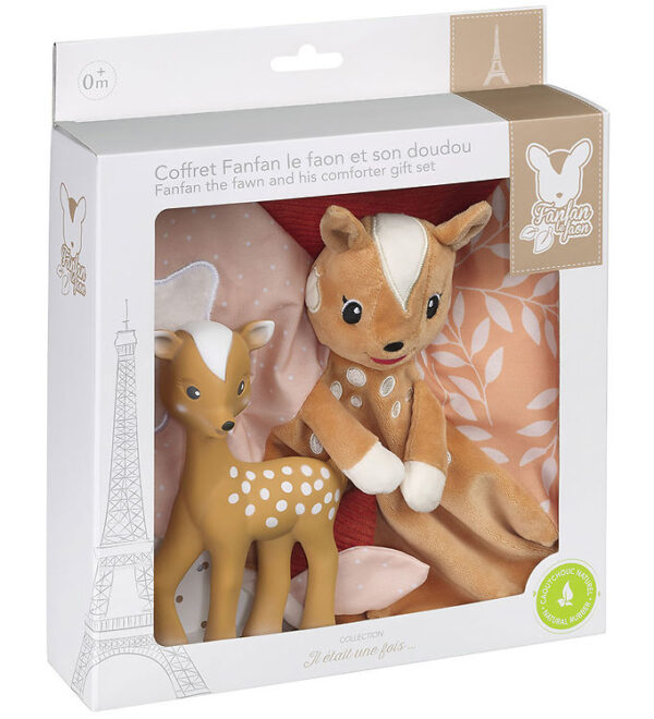 Sophie la Girafe Gaveæske - Nusseklud/Bambi