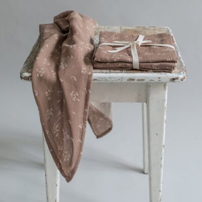 That's Mine - Bora stofbleer 3-pak - Secret Garden Print Cocoa
