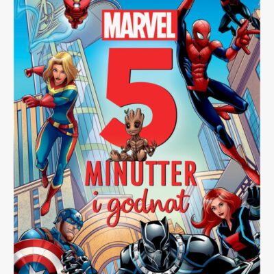 Carlsen Bog Fem minutter i godnat - Marvel