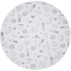 Alice & Fox Gulvtæppe White Space Ø120