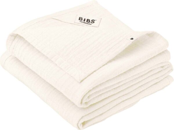 BIBS Stofble Muslin 2-pak, Ivory