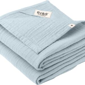 BIBS Stofble Musselin 2-pak, Baby Blue