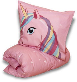 BrandMac Enhjørning Sengesæt 150x210, Pink