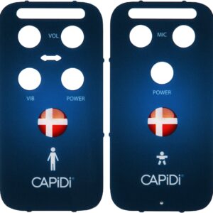 CAPiDi Front til Babyalarm Danish flag
