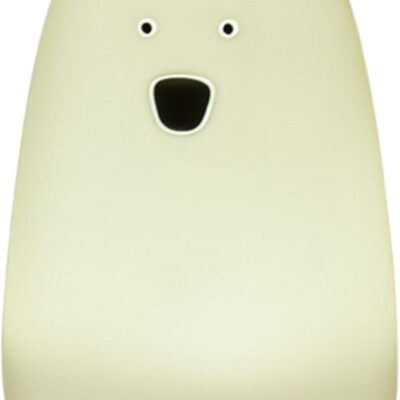 CarloBaby Big Bear LED Natlampe, Hvid, Børnelampe