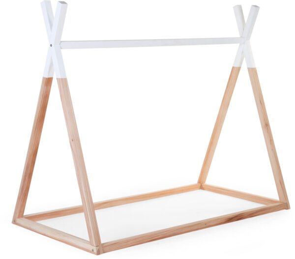 Childhome Juniorseng Tipi 70x140, Natur/White, Børnesenge
