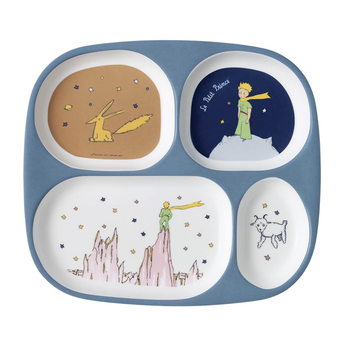 Den Lille Prins Tallerken Rumdelt