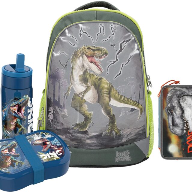 Dino World Rygsæk inkl. Tilbehør