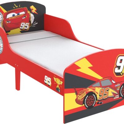 Disney Cars Lynet McQueen Juniorseng, Rød, Børnesenge