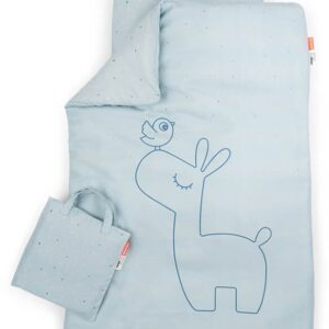 Done By Deer 70x100 Lalee Sengesæt Tremmeseng, Blå