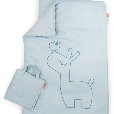 Done By Deer 70x100 Lalee Sengesæt Tremmeseng, Blå