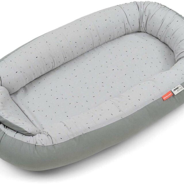 Done By Deer Babynest Confetti, Grey