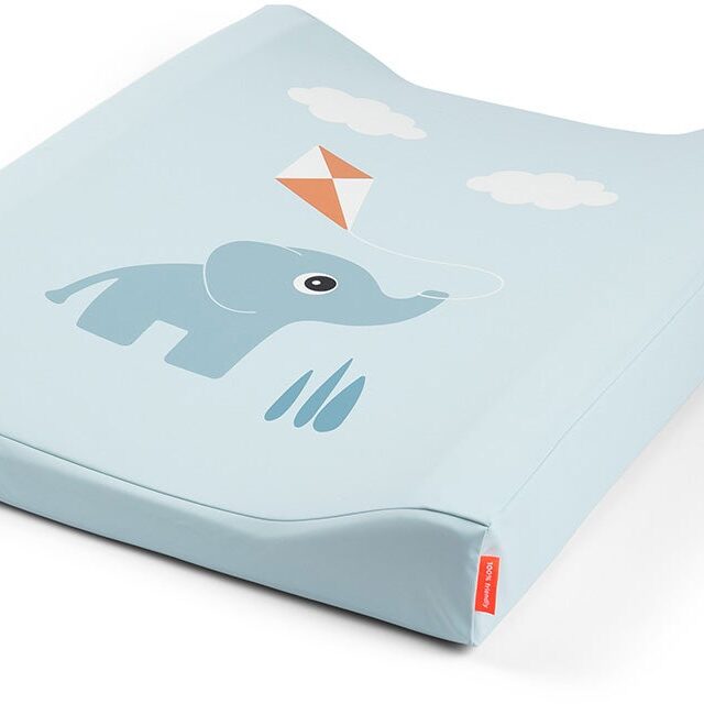 Done By Deer Playground Easy Wipe Puslepude, Blue