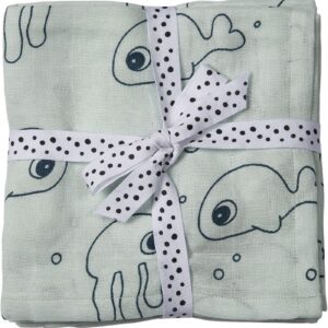 Done By Deer Stofble Sea Friends 120x120 2-pak, Blue