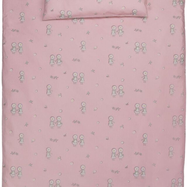 Elsa Beskow Blomsterfesten Sengesæt 70 x 80 Tremmeseng, Pink