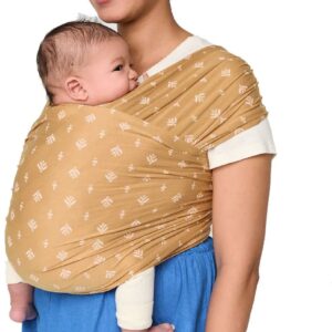 Ergobaby Aura Wrap Knit Strækvikle, Camel Harvest
