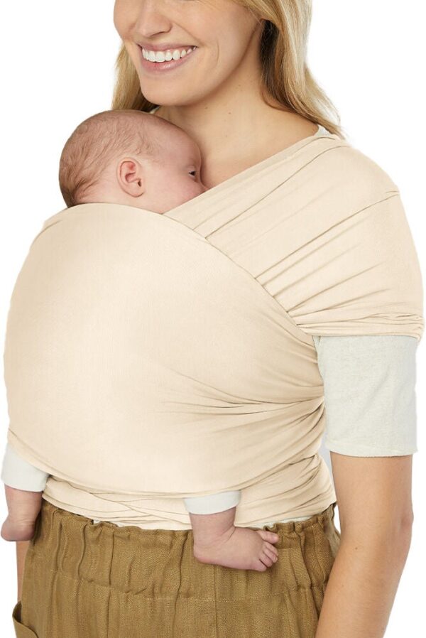 Ergobaby Aura Wrap Knit Strækvikle, Cream