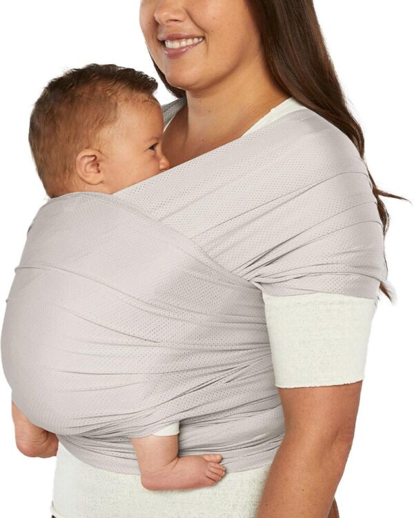 Ergobaby Aura Wrap Mesh Strækvikle, Soft Grey
