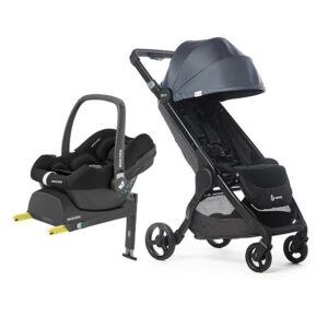 Ergobaby Metro+ Klapvogn inkl. Maxi-Cosi CabrioFix i-Size Autostol Baby & Base, Slate Grey