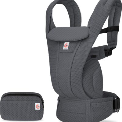 Ergobaby Omni Deluxe Bæresele Mesh, Graphite Grey