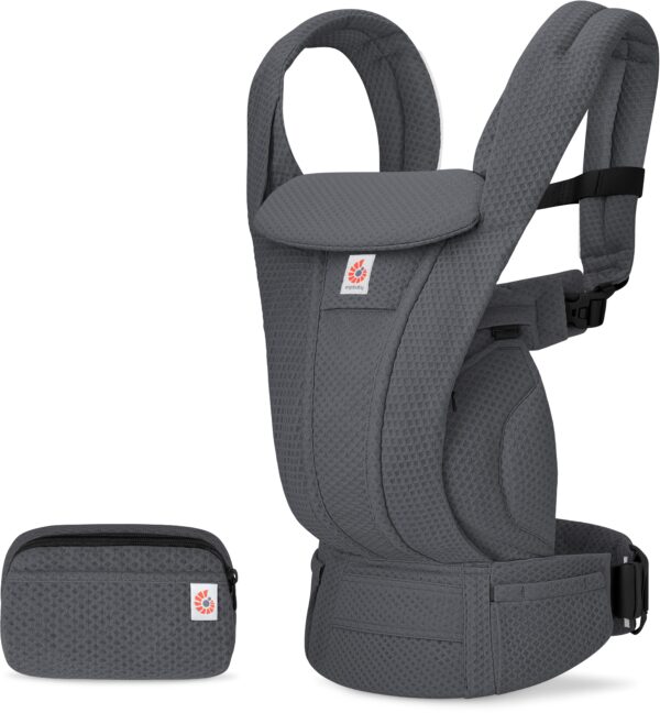 Ergobaby Omni Deluxe Bæresele Mesh, Graphite Grey