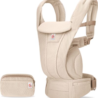 Ergobaby Omni Deluxe Bæresele Mesh, Natural Beige
