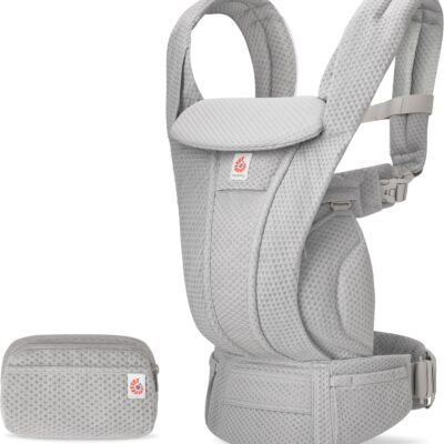 Ergobaby Omni Deluxe Bæresele Mesh, Pearl Grey
