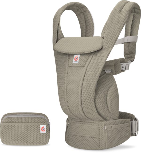 Ergobaby Omni Deluxe Bæresele Mesh, Soft Olive