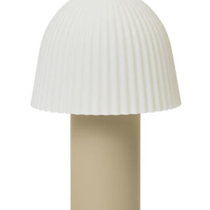 Ferm Living Lampe - Bærbar - Cashmere/Hvid