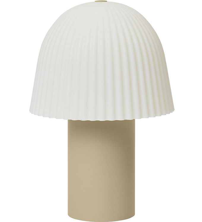 Ferm Living Lampe - Bærbar - Cashmere/Hvid