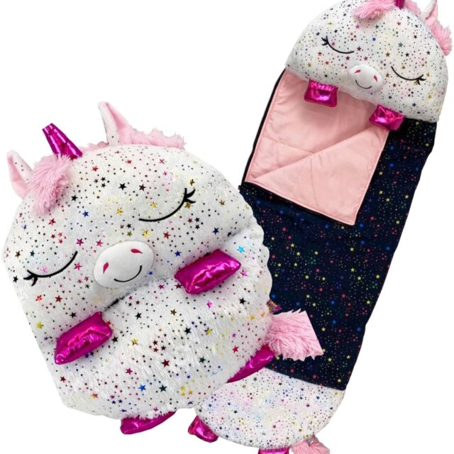 Happy Nappers Bamse & Sovepose Glitterenhjørning